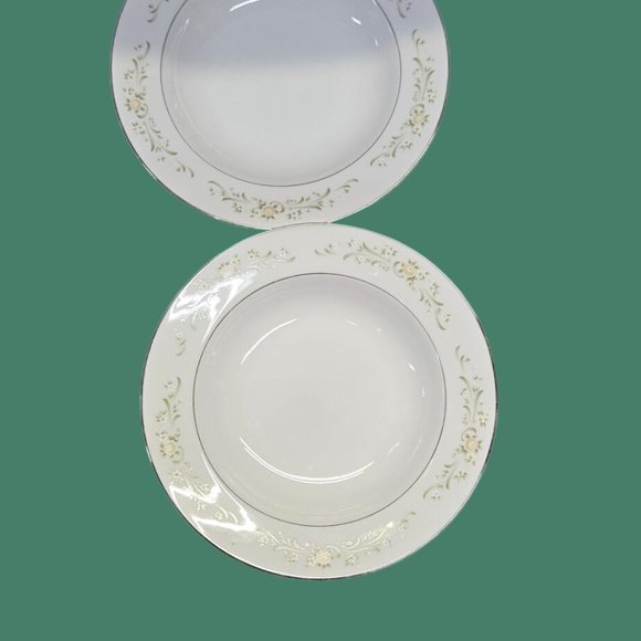 Sango China Japan debutante 3688 Rim Soup Bowl set of 6 dinnerware - Picture 5 of 10